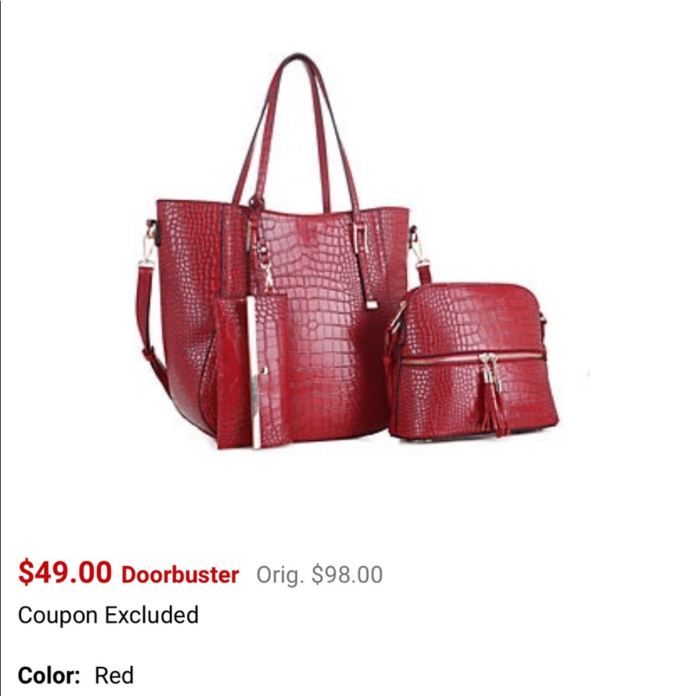 NWT New Directions 3 pics tote set